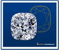 Cushion-geslepen-diamant Cushion-geslepen-diamant