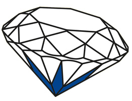 Paviljoen-facet-van-een-diamant